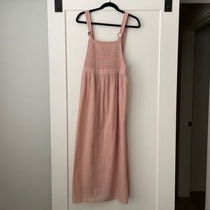 Topshop pink maxi dress